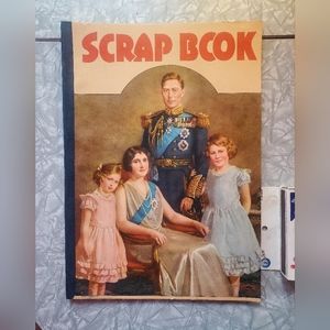 Antique British Royal Family scrapbook
